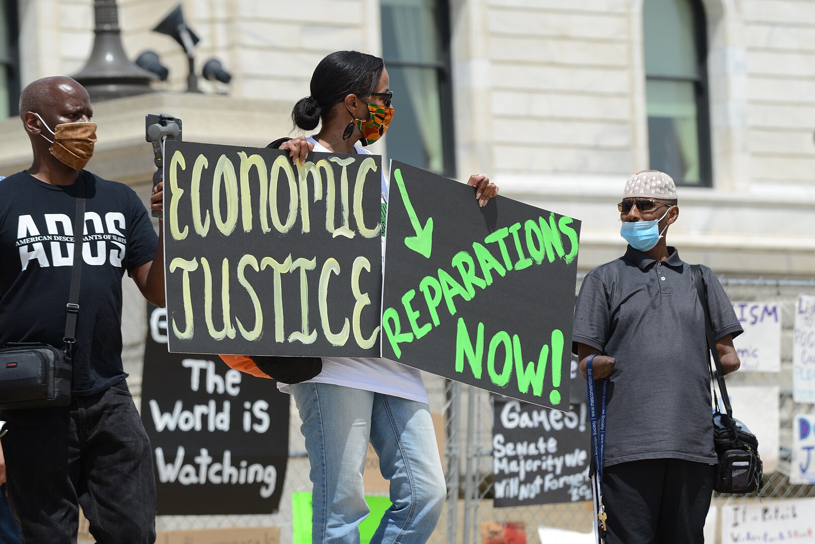 reparations racism protest George Floyd Juneteenth June 19, 2020